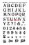 TraciBunkers.com - Sign Maker Alphabet Rubber Stamp Sheet original
