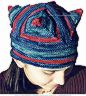 TraciBunkers.com - The Fortune Teller Hat Pattern: Knitted