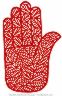TraciBunkers.com - Henna Stencils: Small Hand (no. 01) original