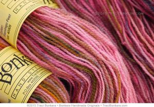 TraciBunkers.com - 2-ply Wool Yarn in Flamingo Fest TraciBunkers.com - 2-ply Wool Yarn in Flamingo Fest