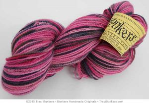 TraciBunkers.com - 2-ply Wool Yarn in Flamingo Fest TraciBunkers.com - 2-ply Wool Yarn in Flamingo Fest