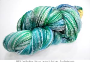 TraciBunkers.com - Hand-dyed Bamboo \'n Merino Spinning Fiber: Green Williwaw bm_williwaw_01.jpg