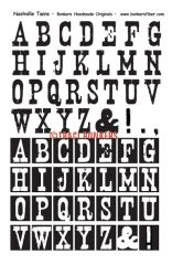 TraciBunkers.com - Nashville Twins Alphabet Rubber Stamp Sheet nashvilletwins.jpg