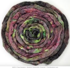 TraciBunkers.com - Hand-dyed Tencel \\\'n Merino Spinning Fiber: Pavoreal tm_pavoreal_01-1.jpg