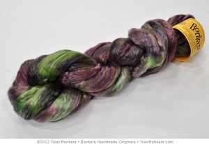 TraciBunkers.com - Hand-dyed Tencel \\\'n Merino Spinning Fiber: Pavoreal tm_pavoreal_06.jpg