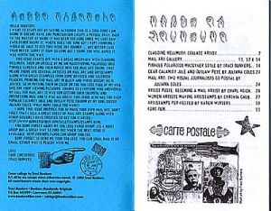 TraciBunkers.com - Tub Legs ArtZine issue 3, Spring 2005
